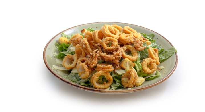 Calamari Caesar Salad