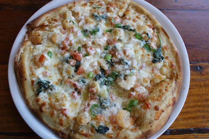 Shrimp Scampi Pizza