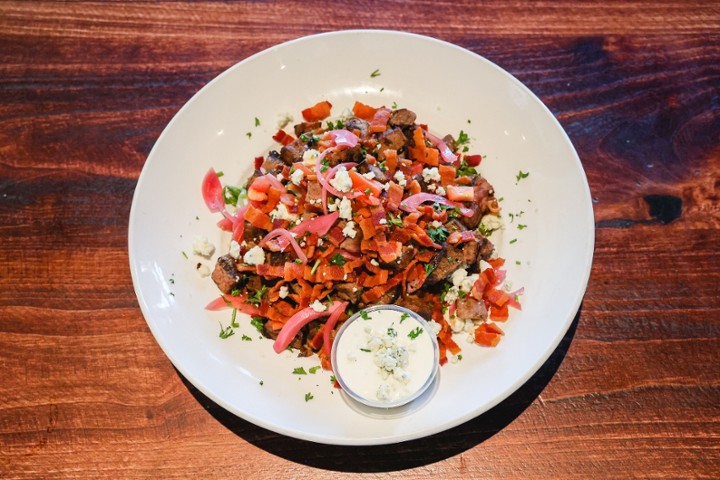 Half Steak, Bacon & Blue Salad