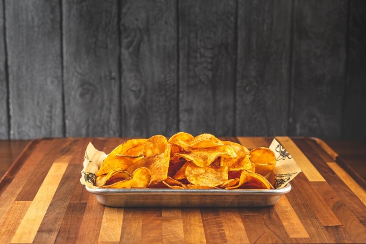 BBQ Potato Chips w/ ranch dressing