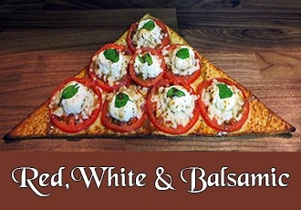 Red White and Balsamic Flatbread