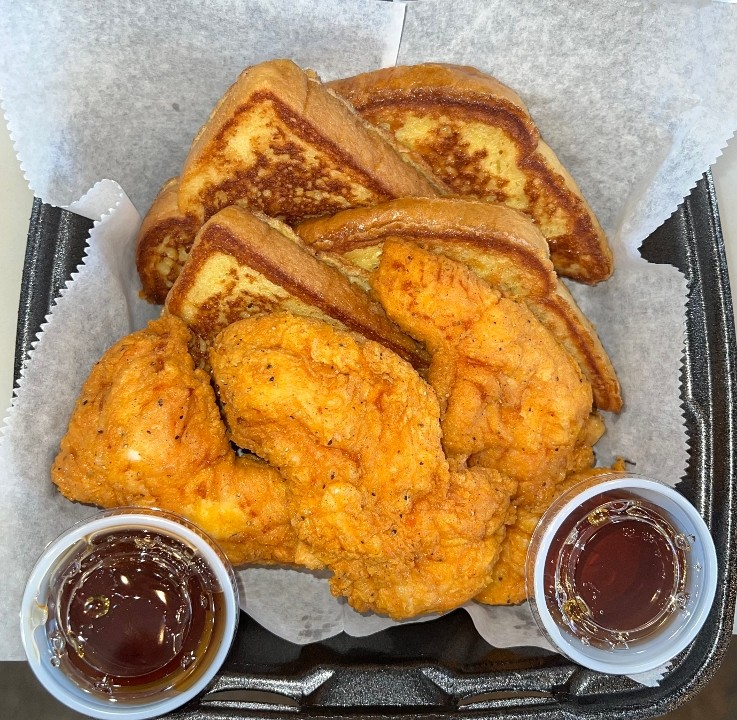 3 CHICKEN TENDER AND FRENCH TOAST