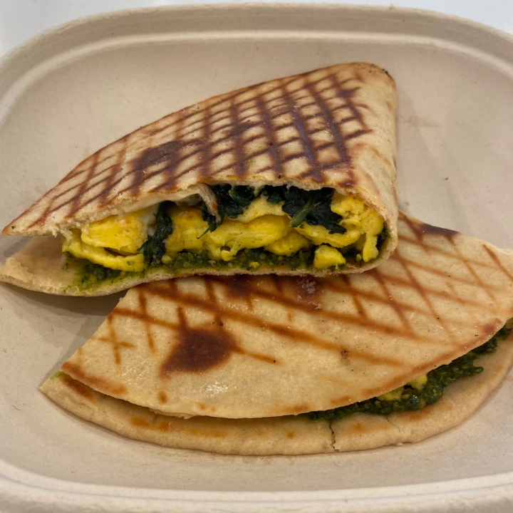 Pesto Breakfast Panini