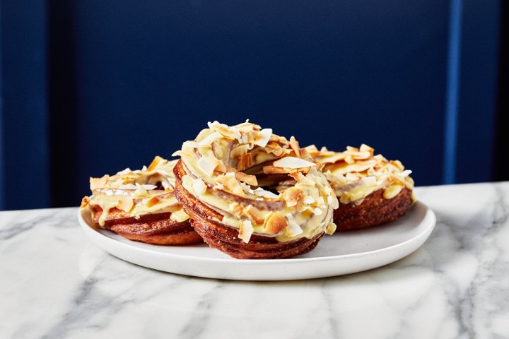 Passion fruit Coconut Cruller