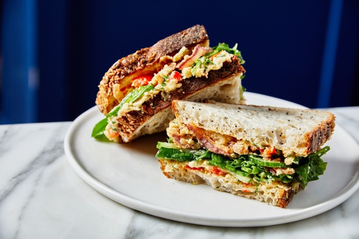 Custom Chickpea & Veggie Sandwich