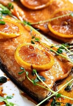 Citrus Herbed Baked Salmon