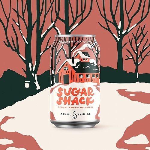 Shacksbury Sugar Shack Cider can