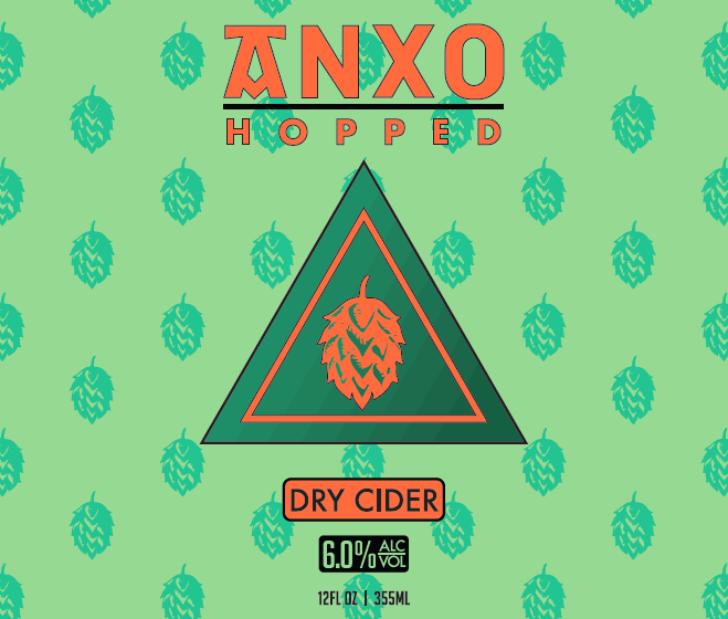 ANXO Hopped Cider can