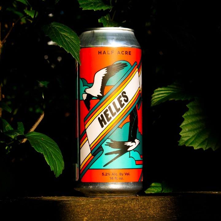 Half Acre Helles Lager Can