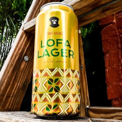 Two Locals Lofa Lager can