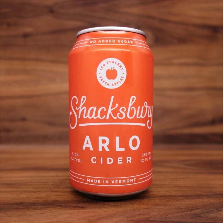 Shacksbury Arlo Cider Can