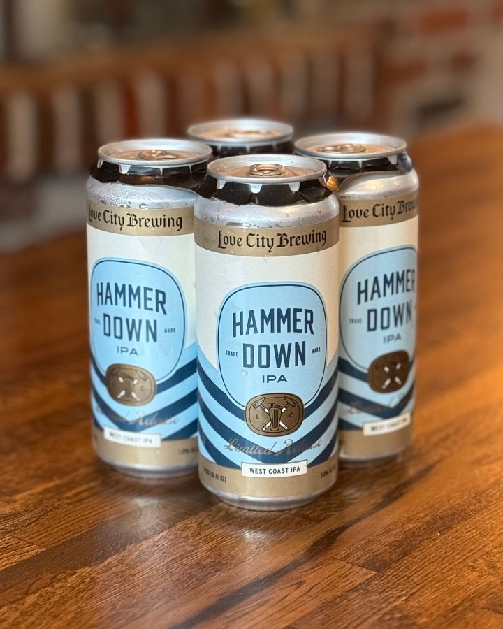 Love City Hammer Down IPA Can
