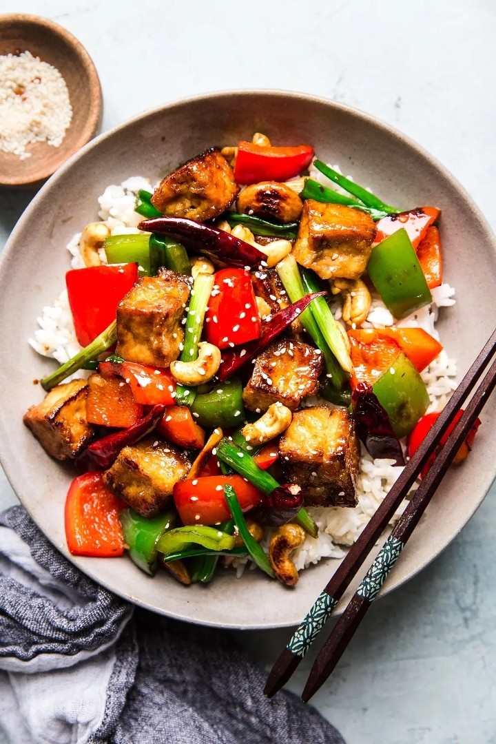 Kung Pao Tofu (Vegan)