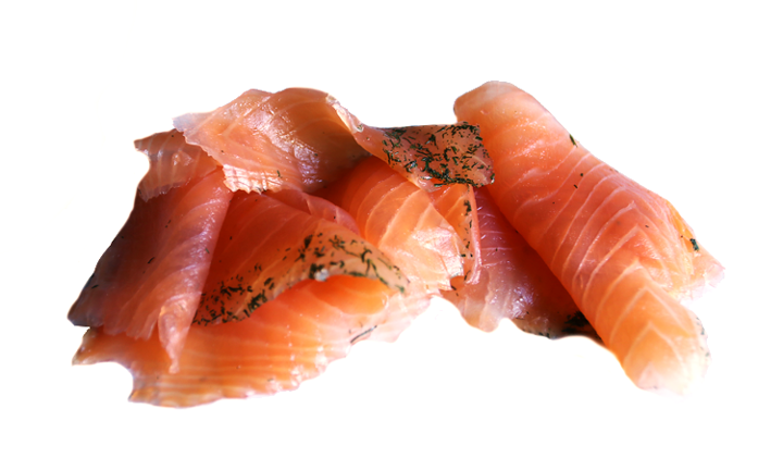 Sliced Dill-Cured Salmon