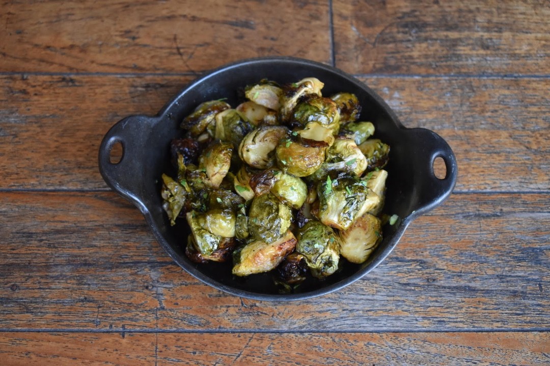 Maple Roasted Brussels Sprouts