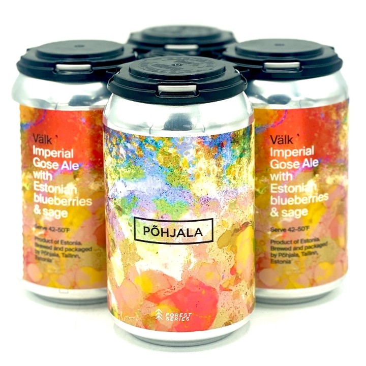 Pohjala - Välk Blueberry Imperial Gose • 4pk-12oz Cans