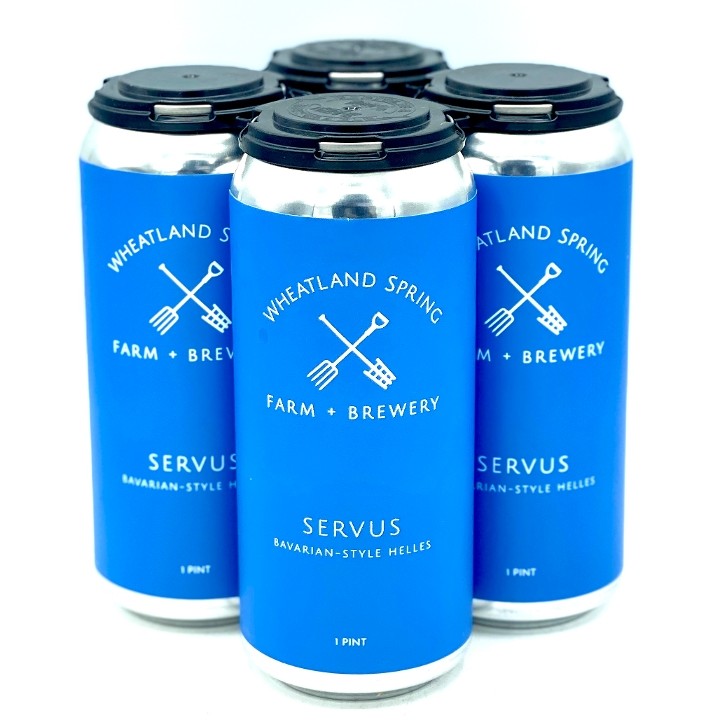 Wheatland Spring - Servus Helles • 4pk-16oz Cans