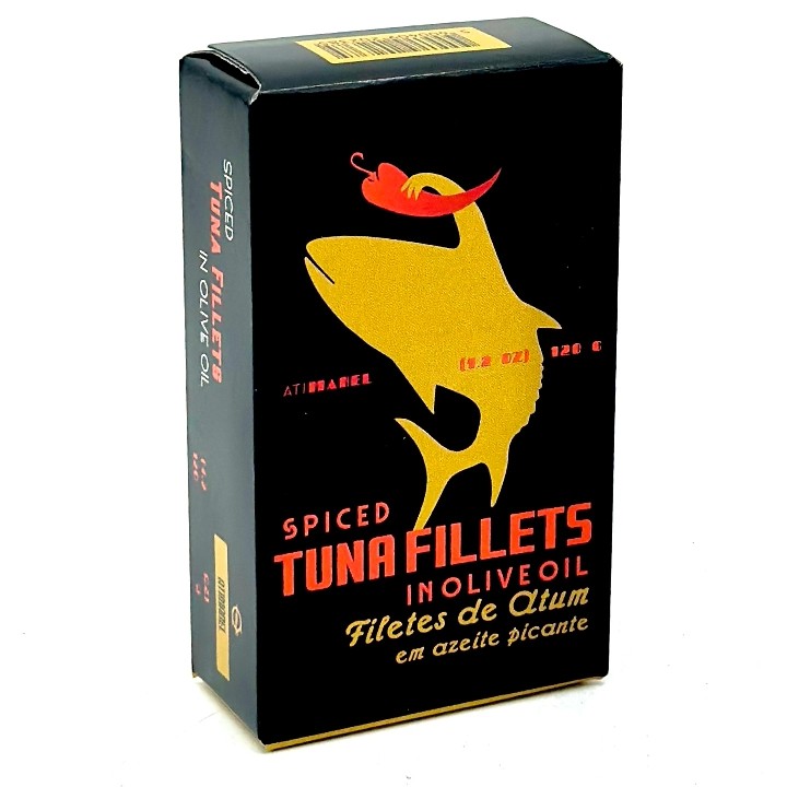 Ati Manel - Spiced Tuna Filets in Olive Oil • 4.2oz