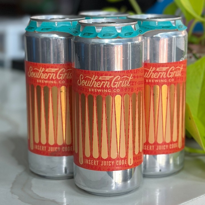 Southern Grist / Cerebral - Insert Juicy Code Double IPA • 4pk-16oz Cans
