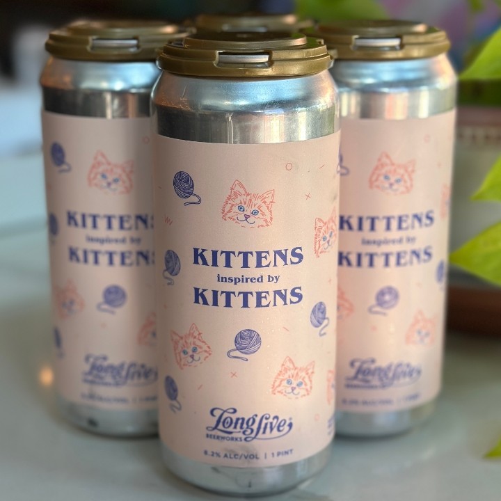 Long Live - Kittens Inspired by Kittens • 4pk-16oz Cans