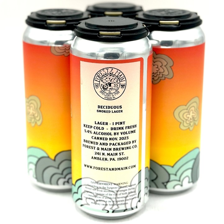 Forest & Main - Deciduous Smoked Lager • 4pk-16oz Cans