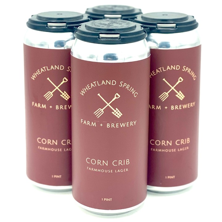 Wheatland Spring - Corn Crib Farmhouse Lager • 4pk-16oz Cans
