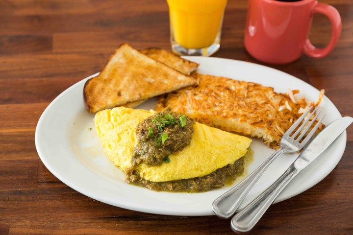 Chile Verde Omelet