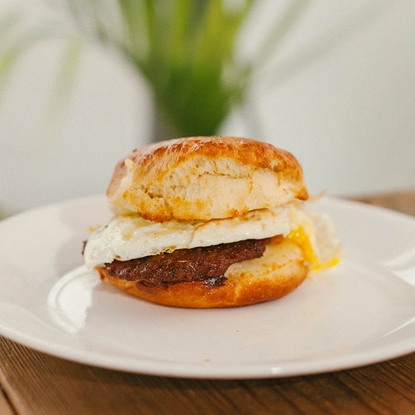 Sausage Biscuit Sandwich