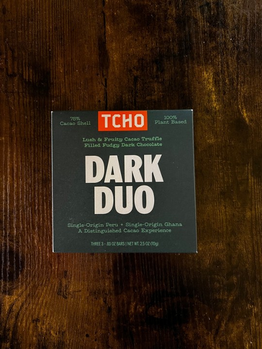Dark Duo Chocolate Bar, TCHO