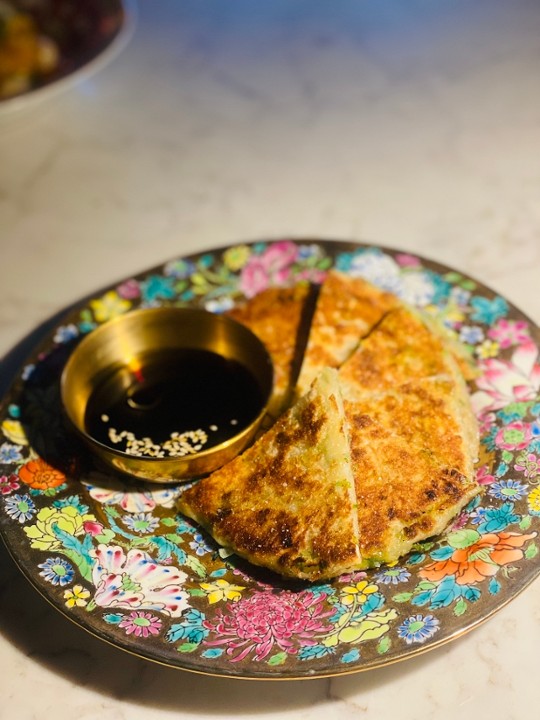 Vegetarian Scallion Pancake