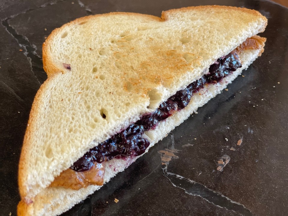 pb + jam sandwich