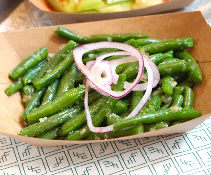 Chilled Garlic Green Beans