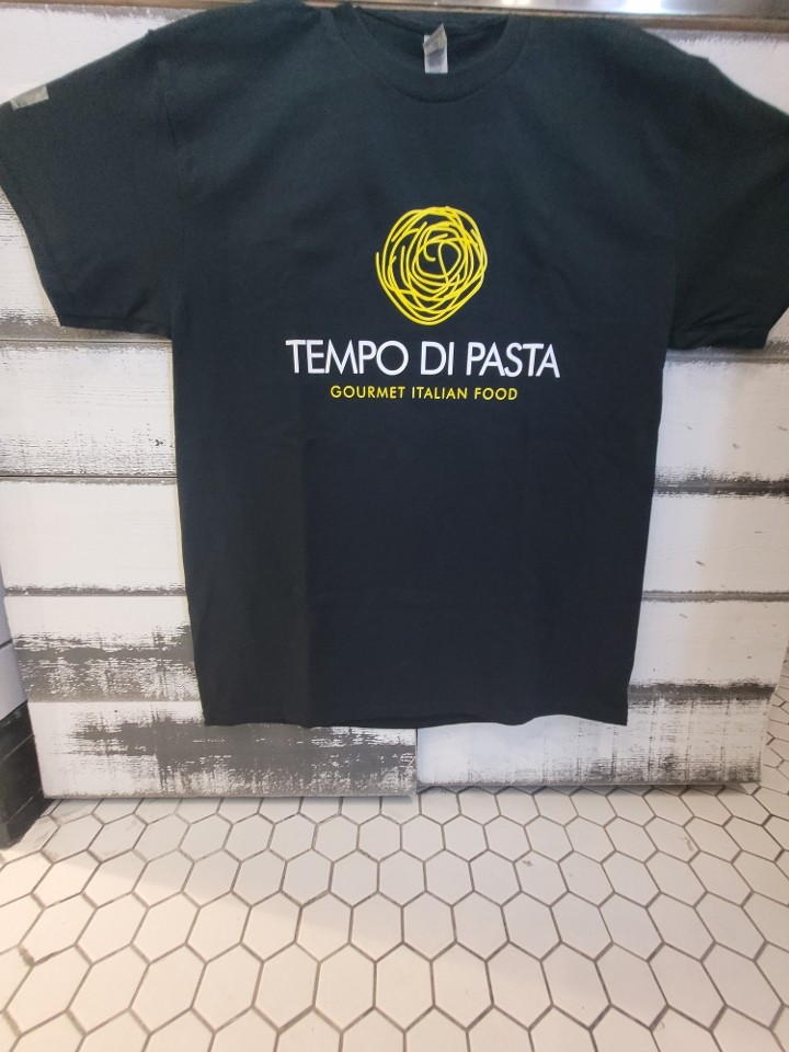 Tempo Di Pasta Black Crew Neck T-Shirt (large)