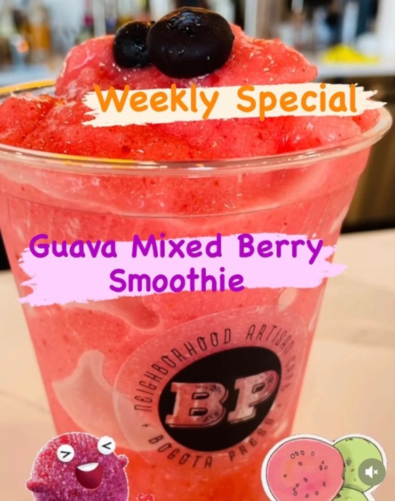 Guava Mixed Berry Smoothie