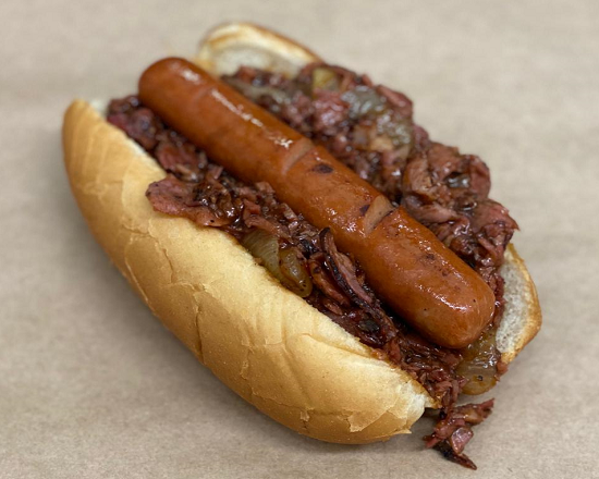 Pastrami Hot Dog