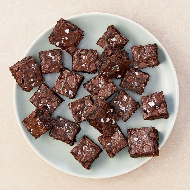 Dark Chocolate & Sea Salt  Brownie