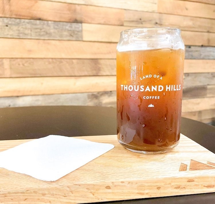 Cold Brew Glass - Land of a Thousand Hills Coffee