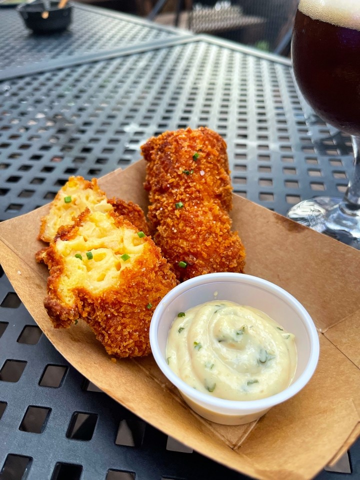 Fried Mac and Queso