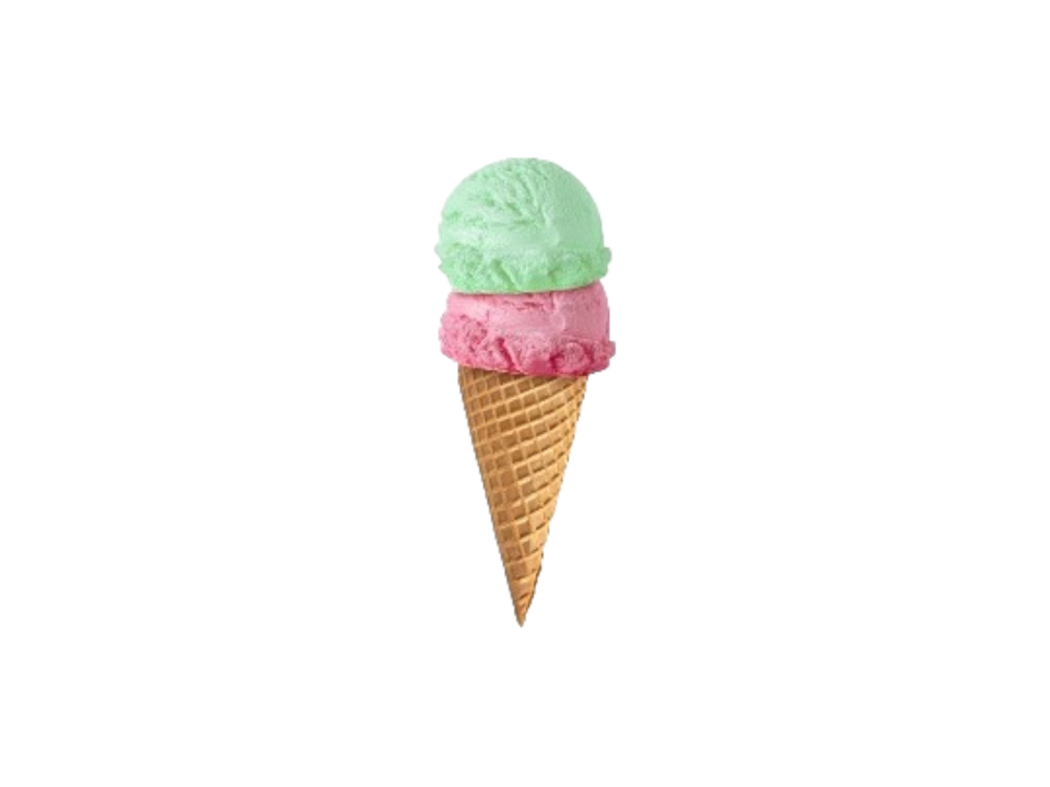 REGULAR SIZE CONE 2 SCOOPS (DAIRY)