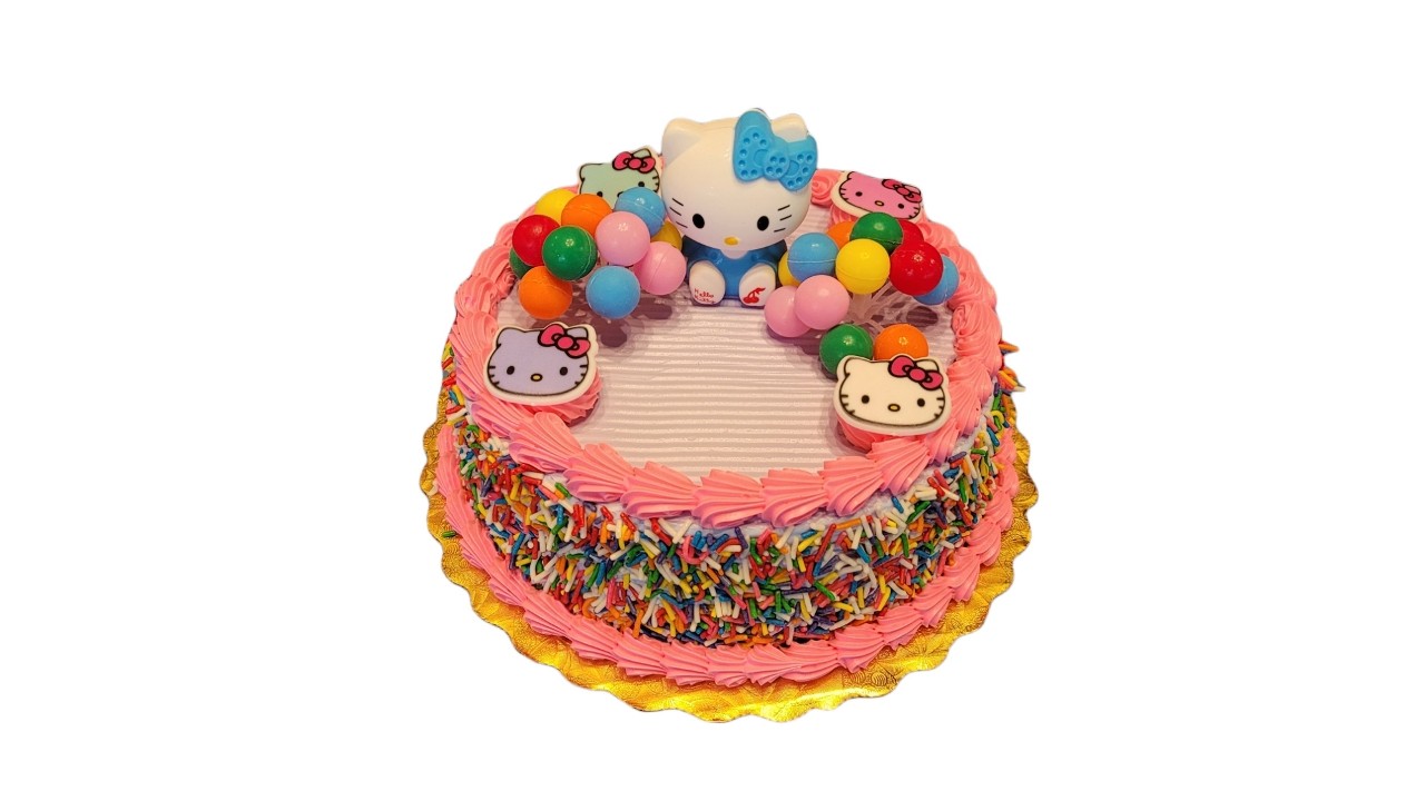 8" HELLO KITTY CAKE