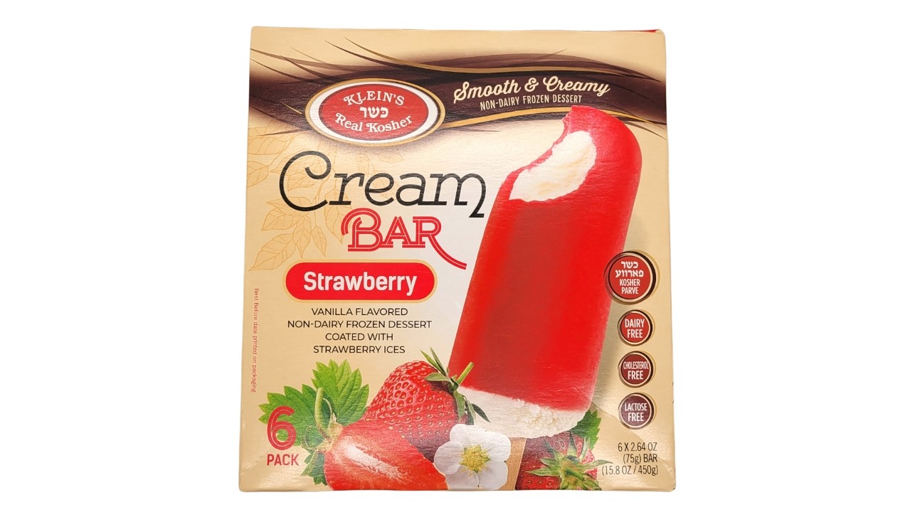 KIC Strawberry Cream Bar Non Dairy  (6 pk.)