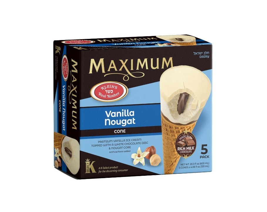 KIC Maximum Vanilla Nougat Cone (5 pk.)