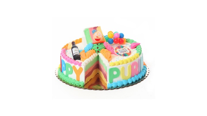 8" PURIM CAKE SLICE