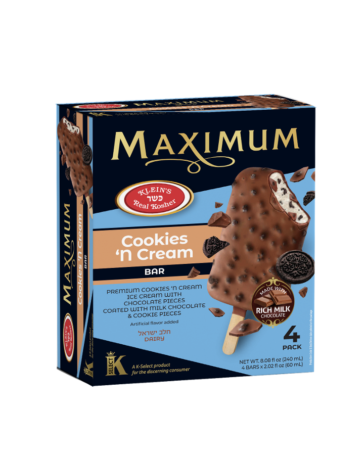 KIC Maximum Cookies N Cream Bar (4pk.)