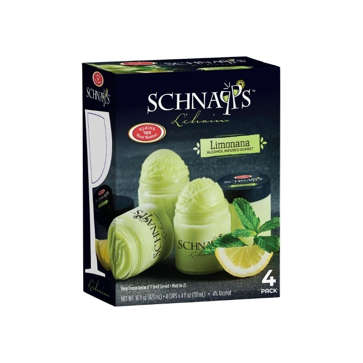 KIC Schnaps Alcohol Infused Limonana Cup (4pk.)