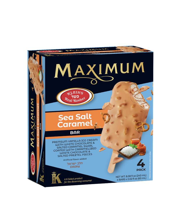 KIC Maximum Sea Salt Caramel Bar (4 pk.)