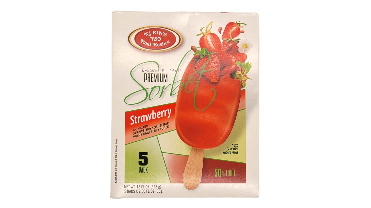 KIC Strawberry Sorbet Bars (5 pk.)