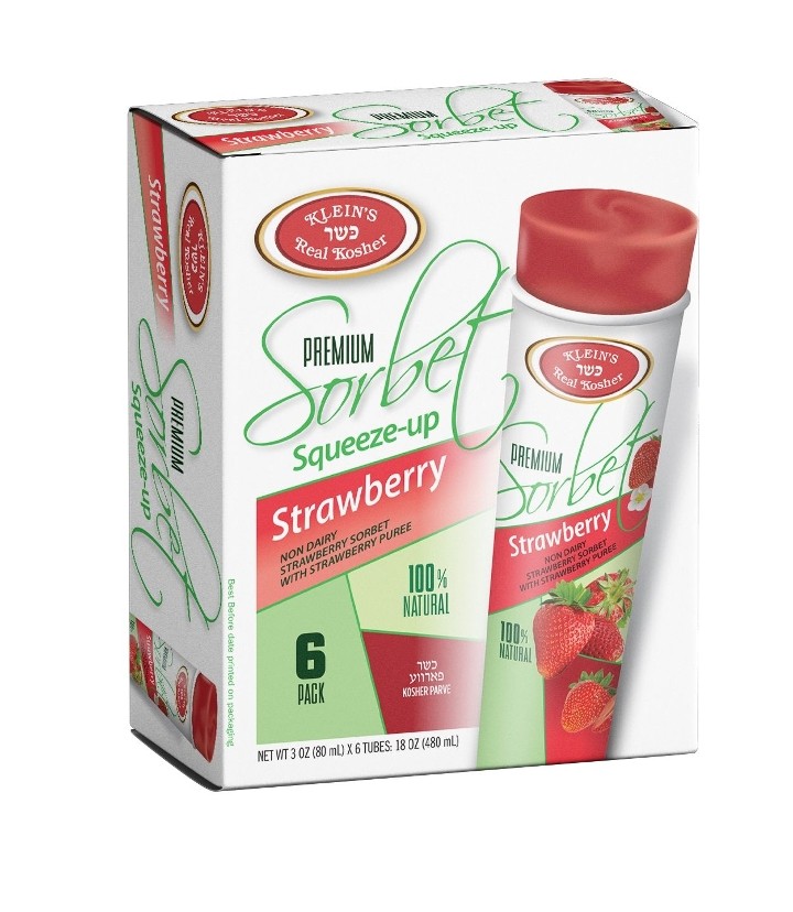 KIC Strawberry Sorbet Squeeze Up (6 pk.)