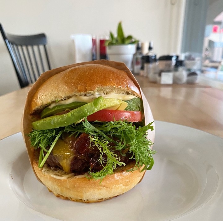Grass-Fed Double Beef Burger