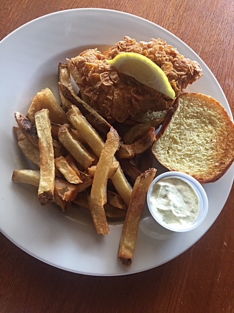 Crunchy Grouper Sandwich